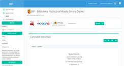 Desktop Screenshot of bip.biblioteka.debno.com.pl