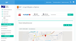 Desktop Screenshot of bip.debno.com.pl
