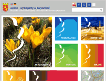 Tablet Screenshot of debno.pl