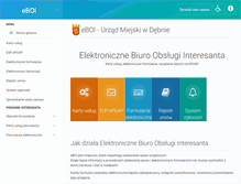 Tablet Screenshot of eboi.debno.pl